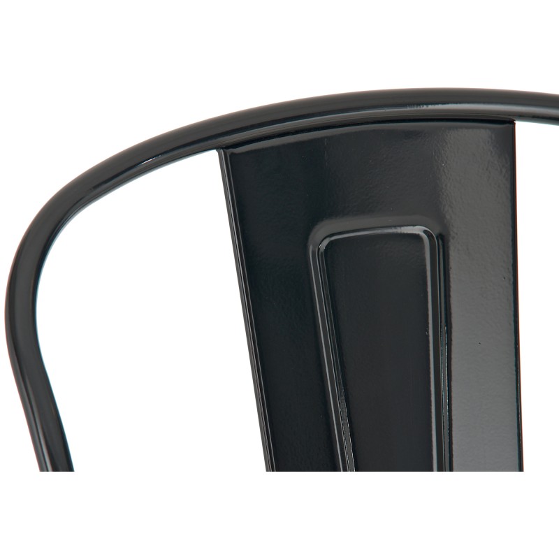 Juego de 4 taburetes de bar Aiden negros