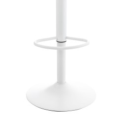 Juego de 2 taburetes de bar blancos Almada