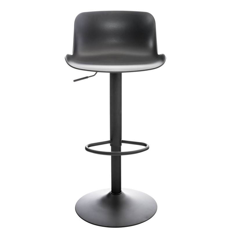 Juego de 2 taburetes de bar Almada negros