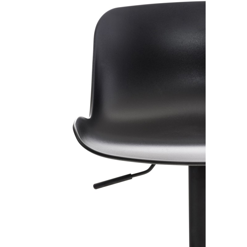 Juego de 2 taburetes de bar Almada negros