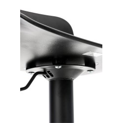 Juego de 2 taburetes de bar Almada negros