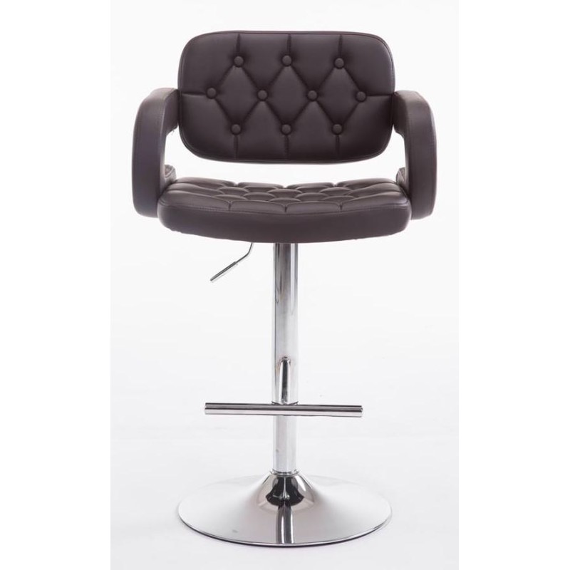 Juego de 2 taburetes de bar Dublin C marrones