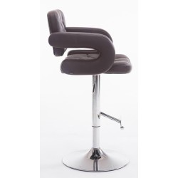 Juego de 2 taburetes de bar Dublin C marrones