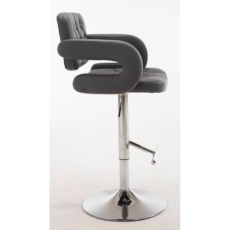 Juego de 2 taburetes de bar Dublin C grises