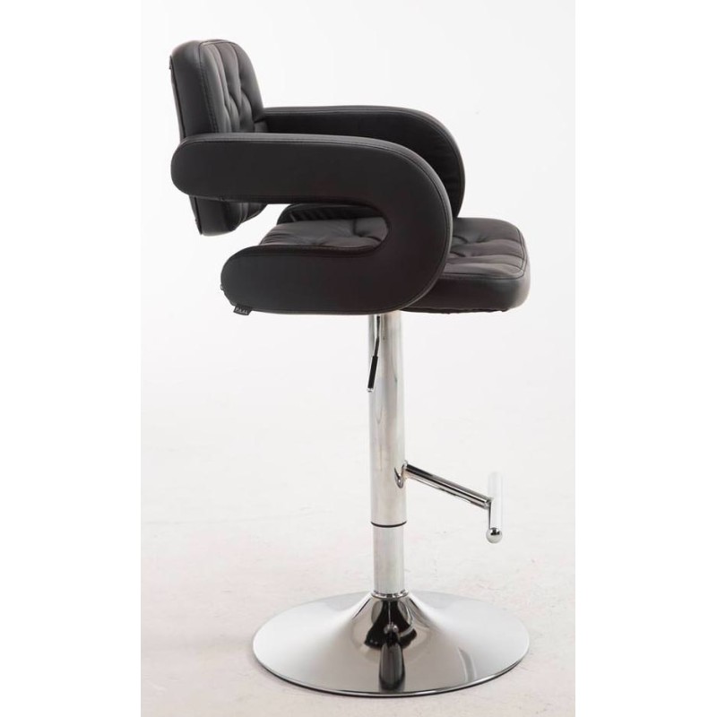 Juego de 2 taburetes de bar Dublin C negros