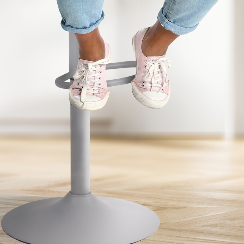 Taburete de bar gris Aveiro