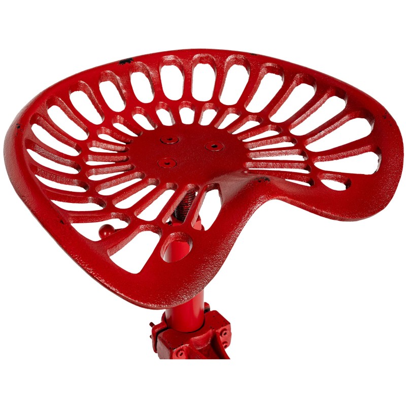 Juego de 2 taburetes de bar rojos estilo Butch