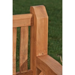 Banco de teca Jackson de 120 cm