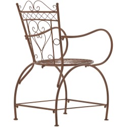 Silla Sheela, marrón antiguo