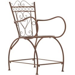 Silla Sheela, marrón antiguo