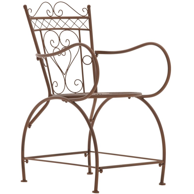 Silla Sheela, marrón antiguo