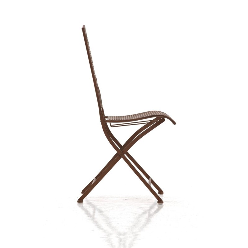 Silla Kiran marrón antigua