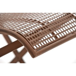 Silla Kiran marrón antigua