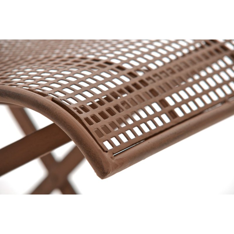 Silla Kiran marrón antigua