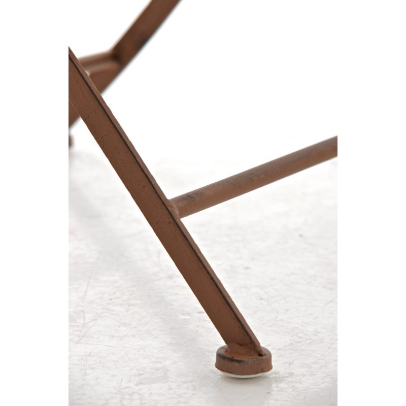 Silla Kiran marrón antigua