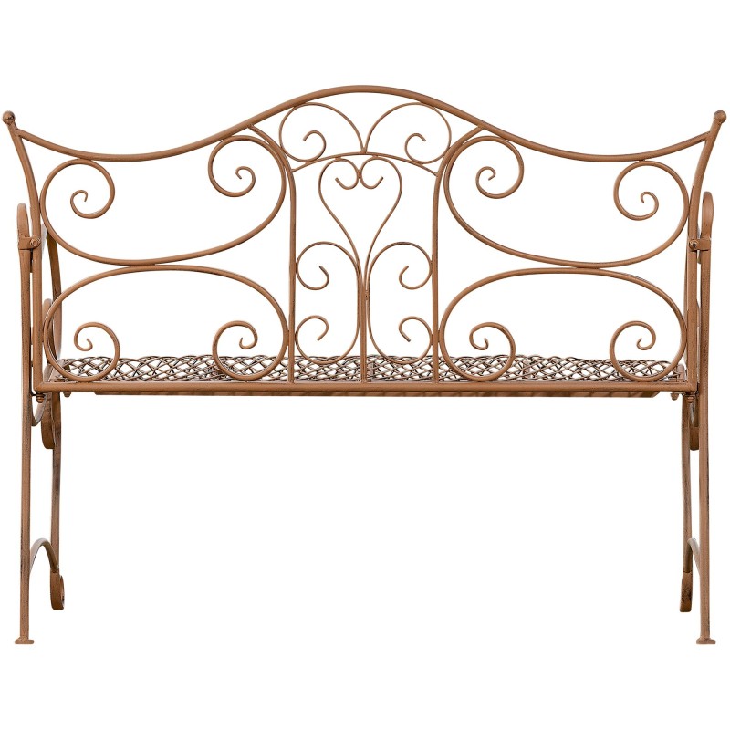 Banco de jardín antiguo marrón Tara