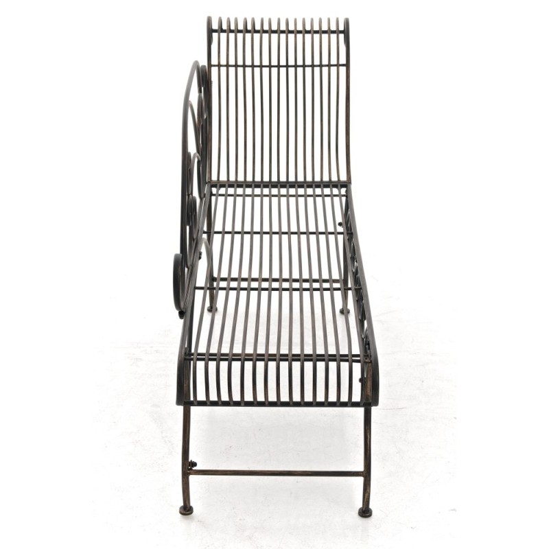 Banco de jardín Karma de bronce