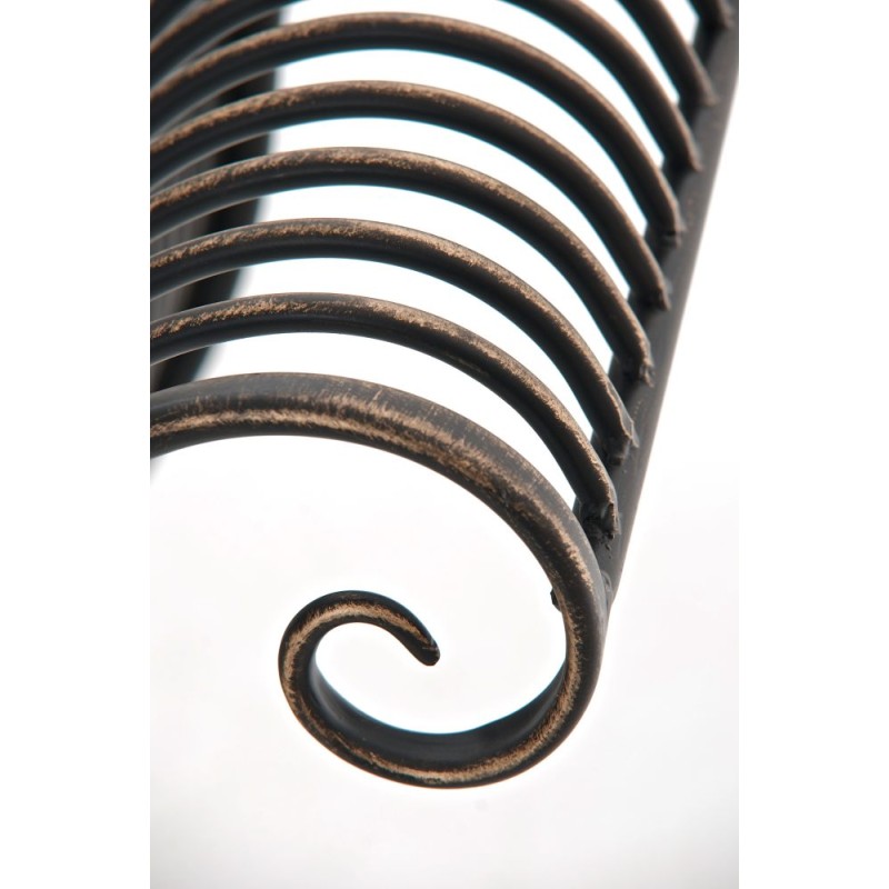 Banco de jardín Karma de bronce