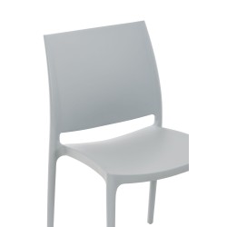 Silla Maya gris claro