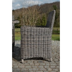 Silla Fontana / Saint Marlo crema blanco 5 mm gris-mezcla