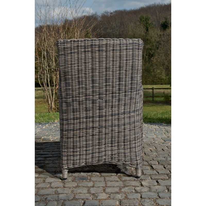 Silla Fontana / Saint Marlo crema blanco 5 mm gris-mezcla