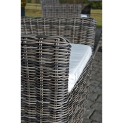 Silla Fontana / Saint Marlo crema blanco 5 mm gris-mezcla