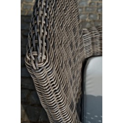 Silla Fontana / Saint Marlo crema blanco 5 mm gris-mezcla