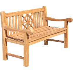 Banco de teca de Florida de 150 cm