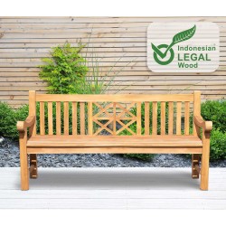 Banco de teca de Florida de 180 cm