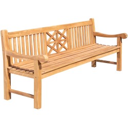 Banco de teca de Florida de 240 cm