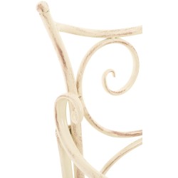 Banco de jardín Tara, crema antigua