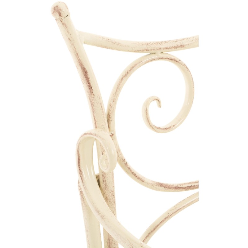 Banco de jardín Tara, crema antigua