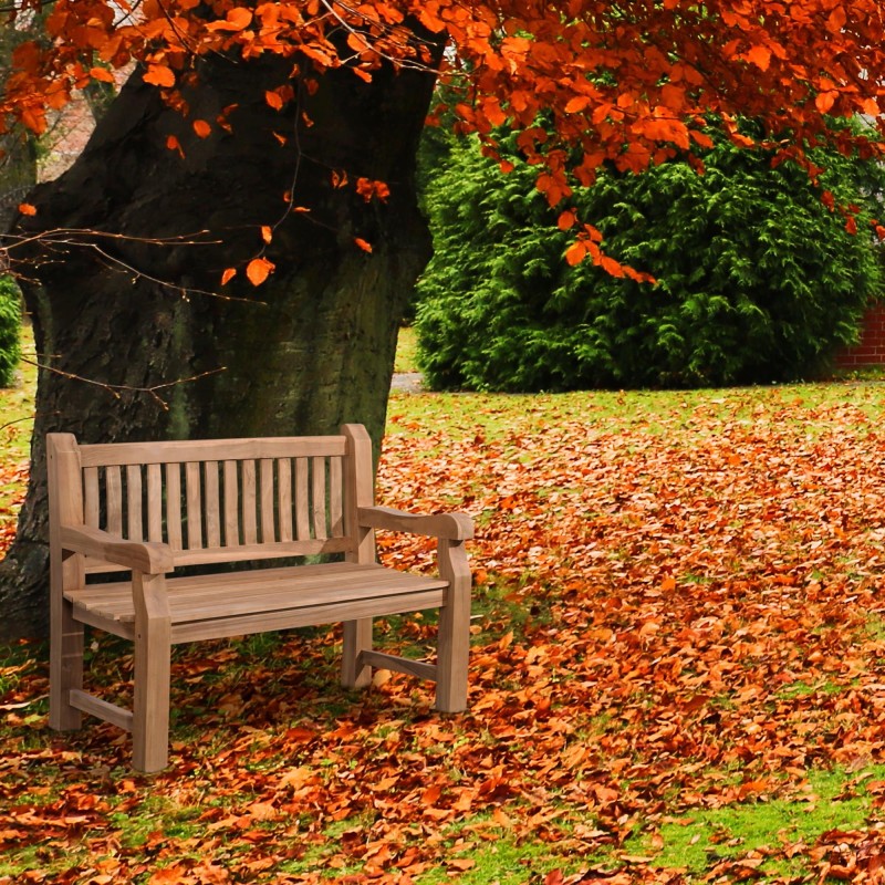 Banco de teca Jackson V2 de 120 cm