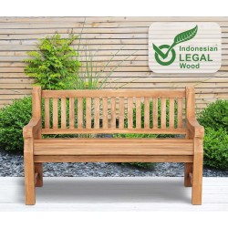 Banco de teca Jackson V2 de 150 cm