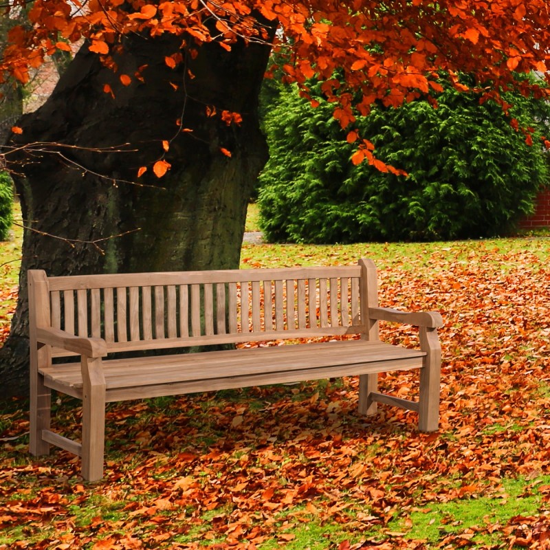 Banco de teca Jackson V2 de 220 cm