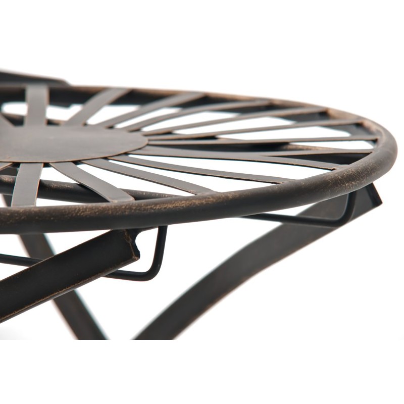 Grupo de sillas de bronce de Indra