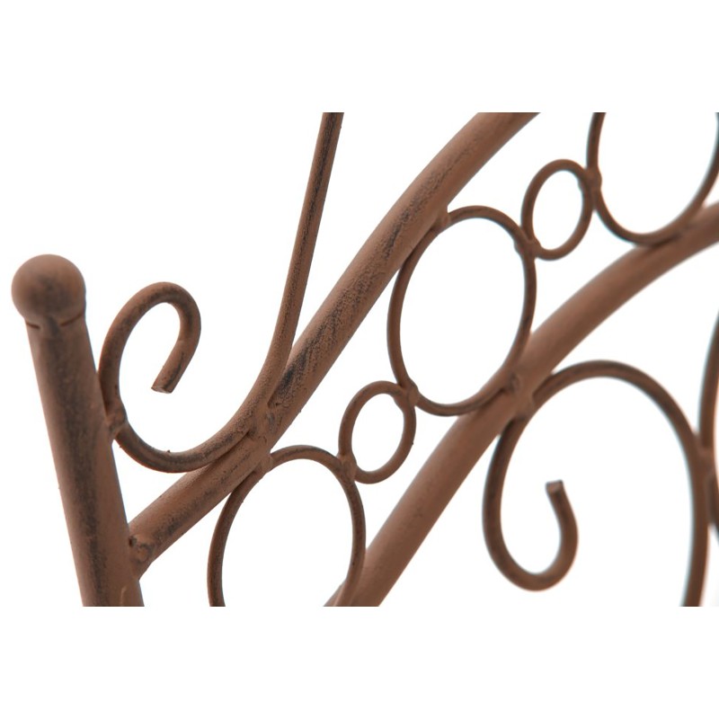 Sillas Indra, color marrón antiguo