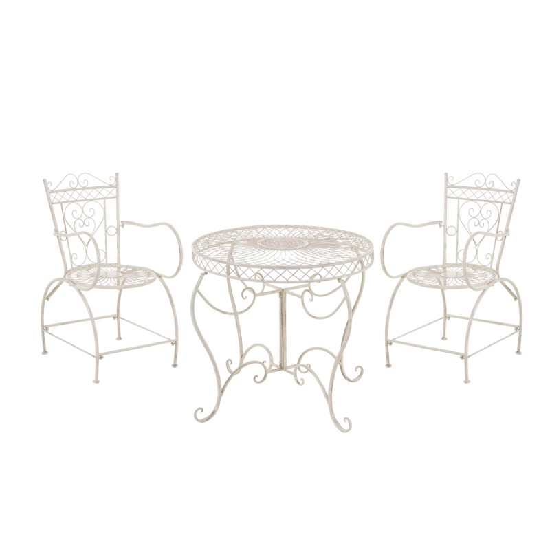 Conjunto de sillas Sheela en color crema antiguo