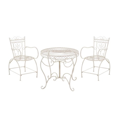 Conjunto de sillas Sheela en color crema antiguo