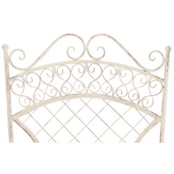 Silla de jardín Adelar, crema antiguo