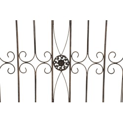 Valla de jardín de bronce para tienda de delicatessen