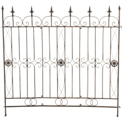 Valla de jardín de bronce para tienda de delicatessen