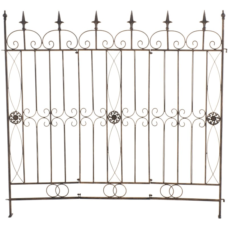 Valla de jardín de bronce para tienda de delicatessen