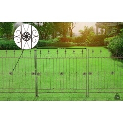 Valla de jardín de bronce para tienda de delicatessen