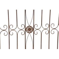 Valla antigua marrón para jardín de charcutería