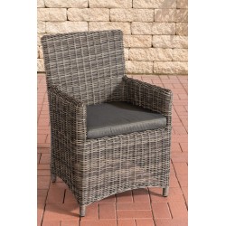 Silla Fontana / Saint Marlo antracita 5 mm gris-mix