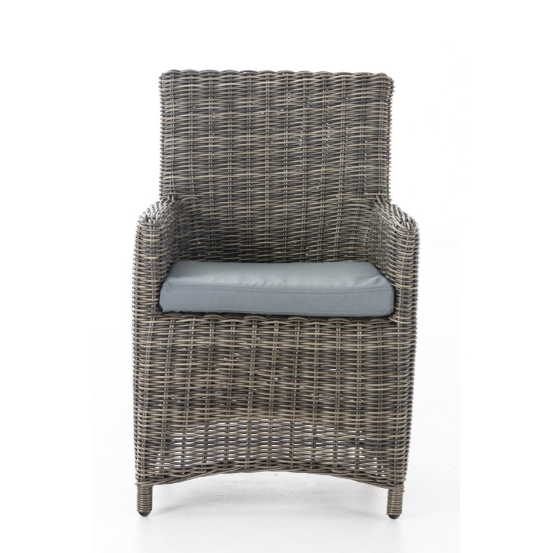 Silla Fontana / Saint Marlo gris hierro 5 mm gris mezcla