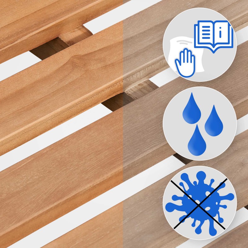 Banco de teca Jackson V2 de 240 cm