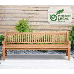 Banco de teca Jackson V2 de 240 cm