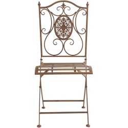 Silla Sibell, marrón antiguo